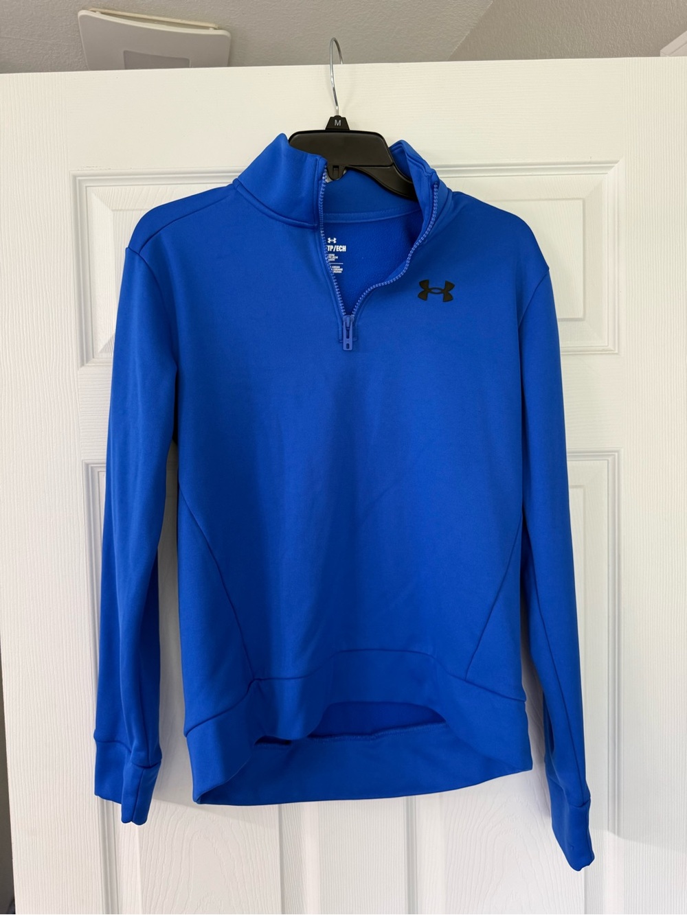 Under Armour Blue 1/4 Zip Performance Sweater